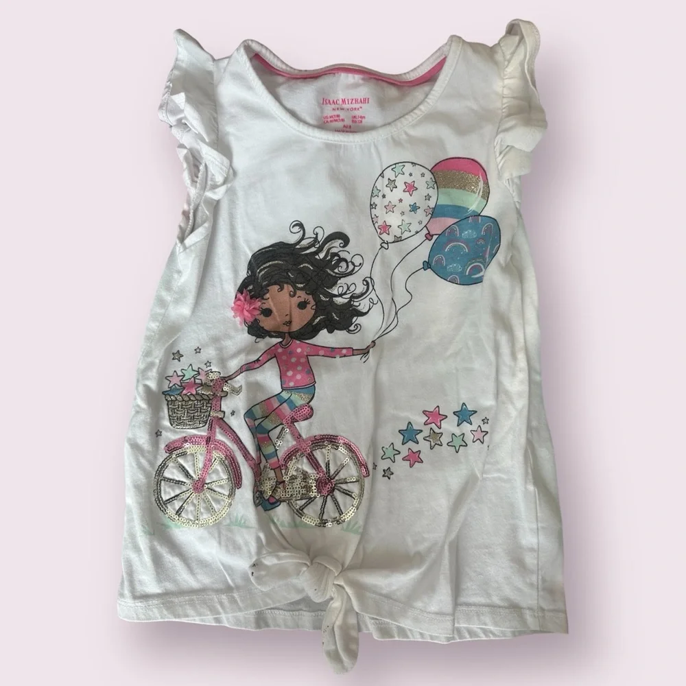 Little Girls Size 7/8 Spring Summer Clothing Lot W/ 6 Dresses, 1 Tank, 2 Shirts